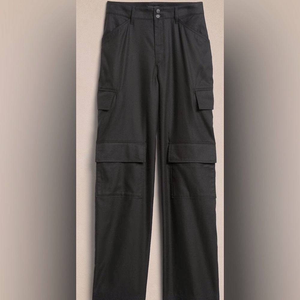 Banana Republic wool blend cargo pants size 8